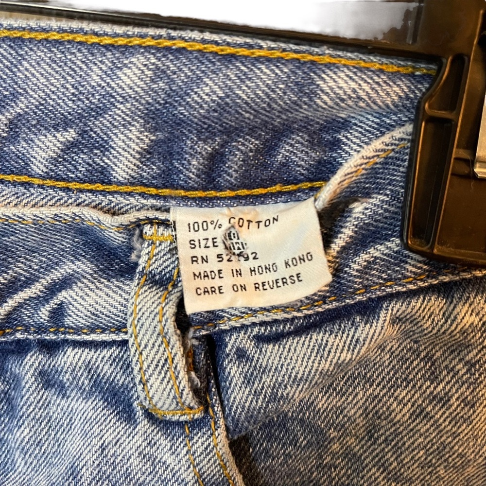 Jordache Mom Jeans Women’s 32x28 Blue High Rise Denim 90s Y2K Vintage High Waist - Picture 6 of 10